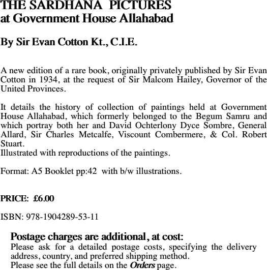 THE SARDHANA&nbsp; PICTURES