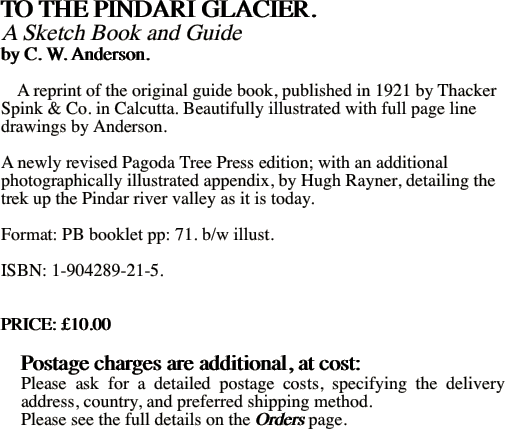 TO THE PINDARI GLACIER.&nbsp; 